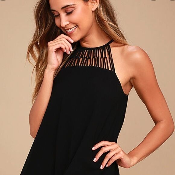 Lulus Tell Me Black Swing Dress - Picture 3 of 8